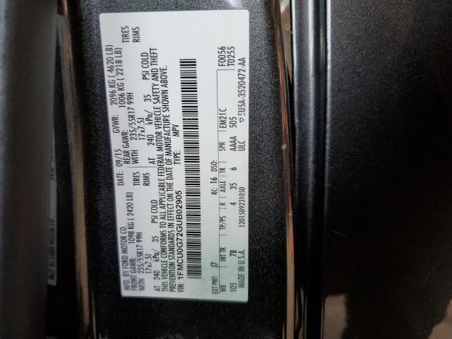 2016 FORD ESCAPE SE - 1FMCU0G72GUB02905