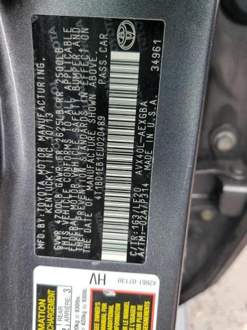 2014 Toyota Avalon Hybrid VIN: 4T1BD1EB1EU020489 Lot: 62308244