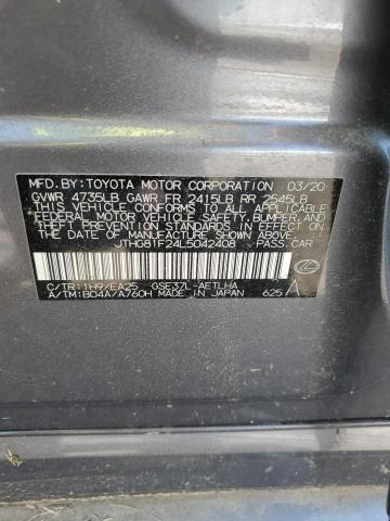 2020 LEXUS IS 300 F-S JTHG81F24L5042408