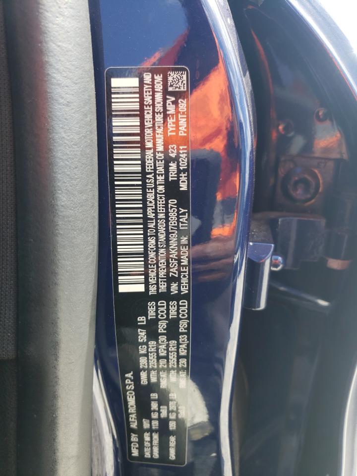 ZASFAKNN9J7B98570 2018 Alfa Romeo Stelvio Ti Sport