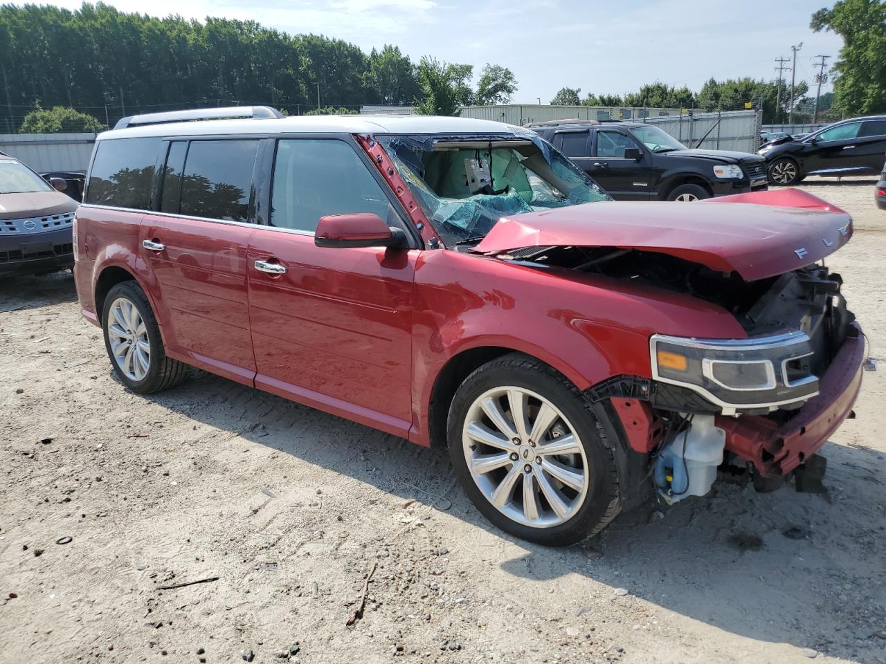 Lot #2843424528 2015 FORD FLEX LIMIT