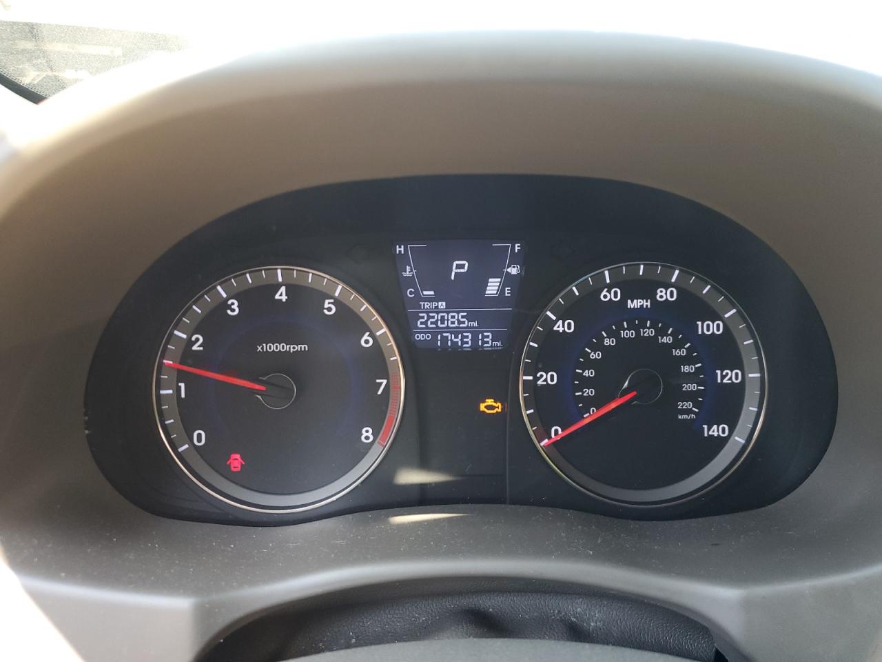 KMHCU4AEXDU340222 2013 Hyundai Accent Gls