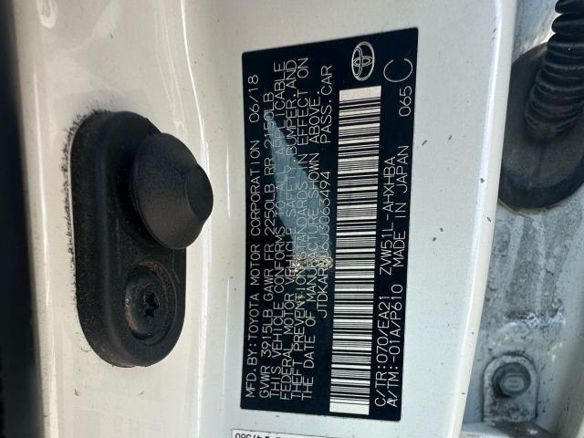 2018 Toyota Prius VIN: JTDKARFU6J3063494 Lot: 63136654