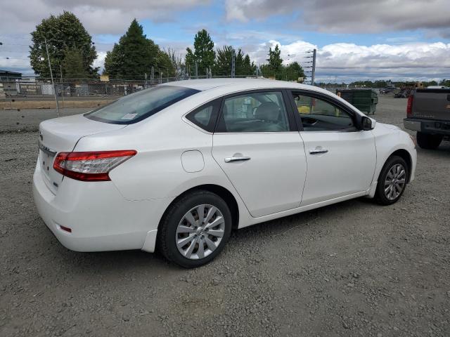 NISSAN SENTRA S 2014 white sedan 4d gas 3N1AB7AP2EL687627 photo #4