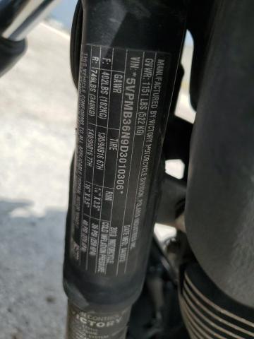 2013 VICTORY MOTORCYCLES JUDGE 5VPMB36N9D3010306