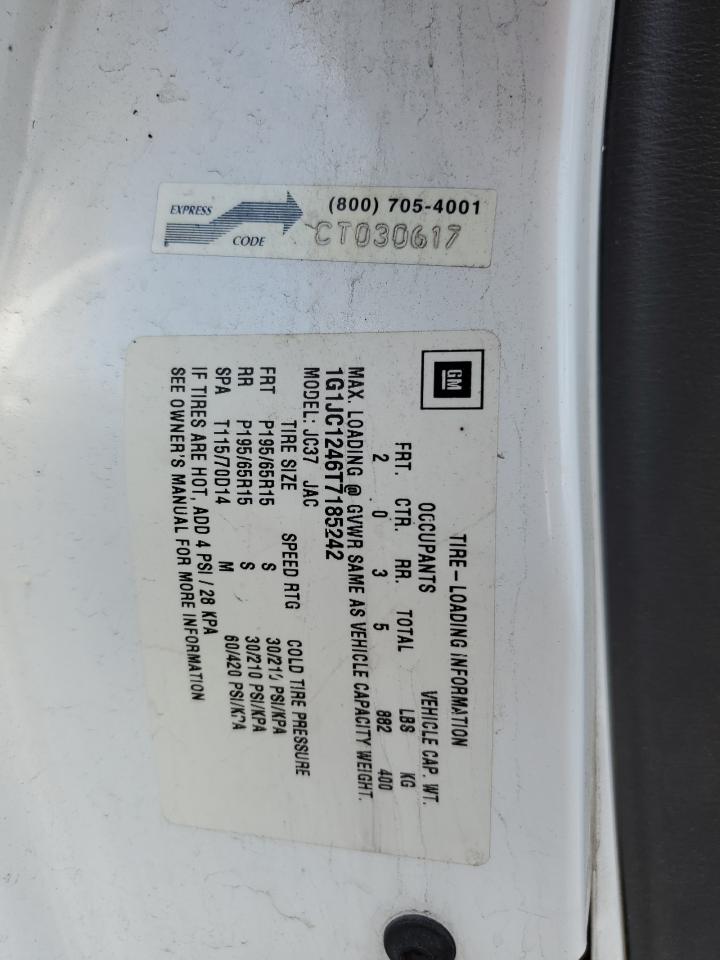 1G1JC1246T7185242 1996 Chevrolet Cavalier