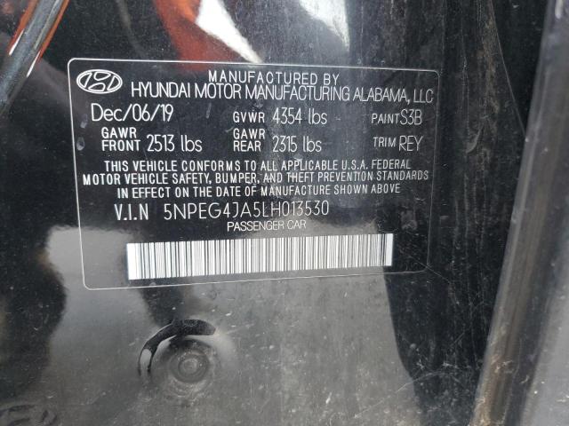 2020 Hyundai Sonata Se VIN: 5NPEG4JA5LH013530 Lot: 61126684