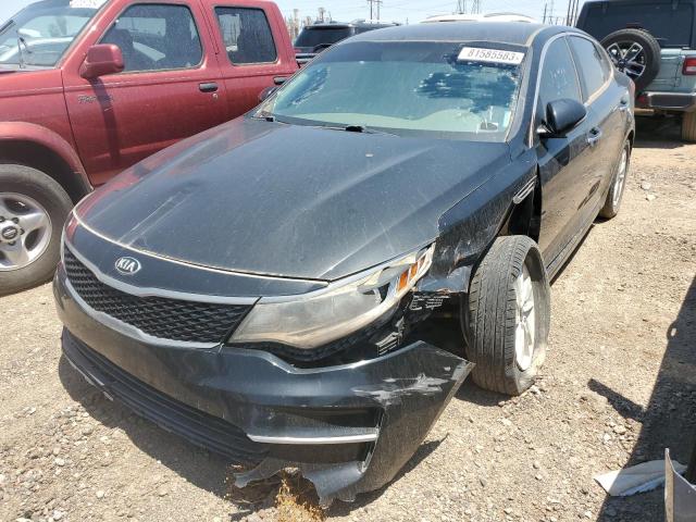 KIA OPTIMA LX 2017 black sedan 4d gas 5XXGT4L3XHG163767 photo #1