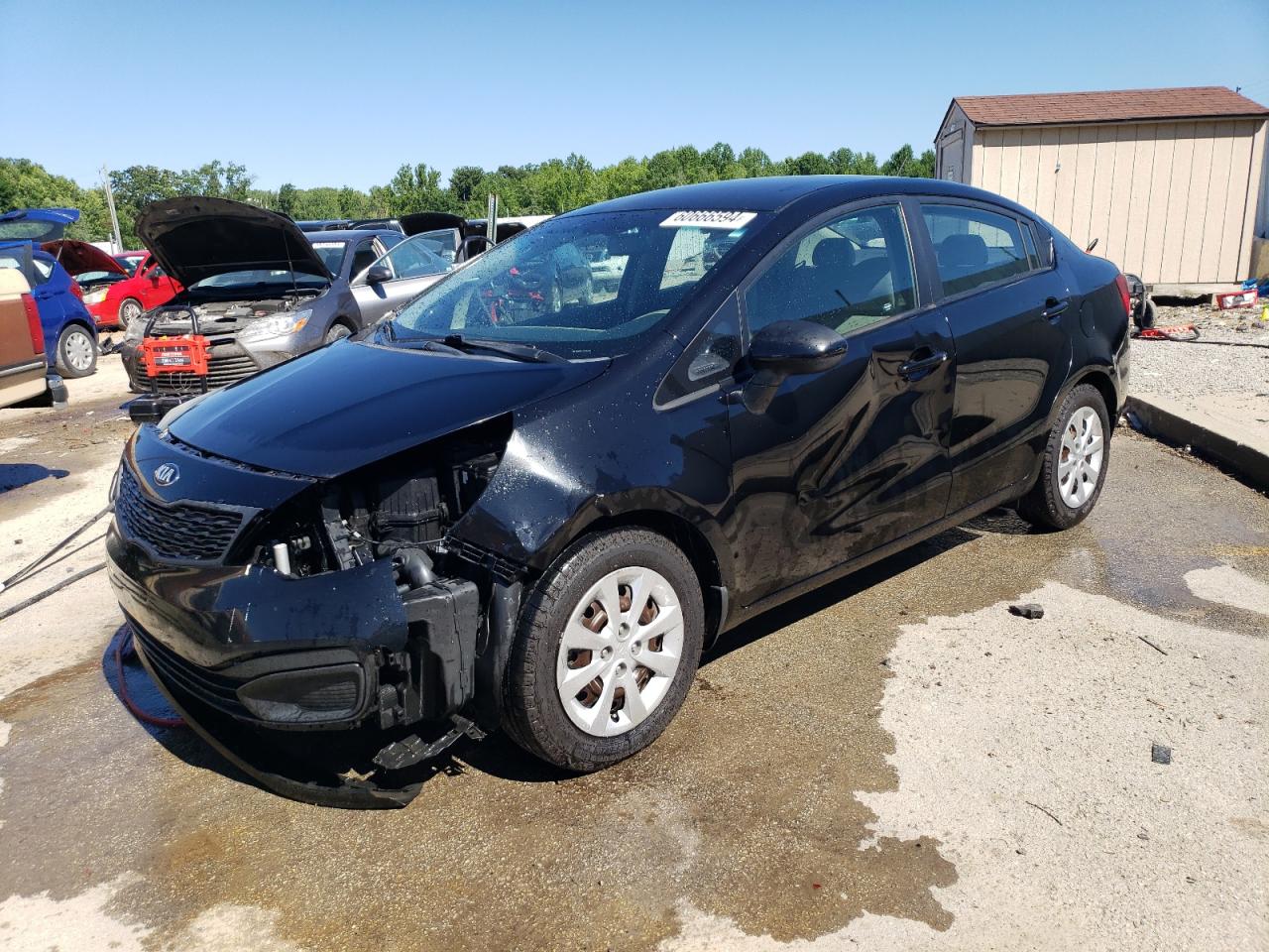 2015 Kia Rio Lx vin: KNADM4A34F6521912