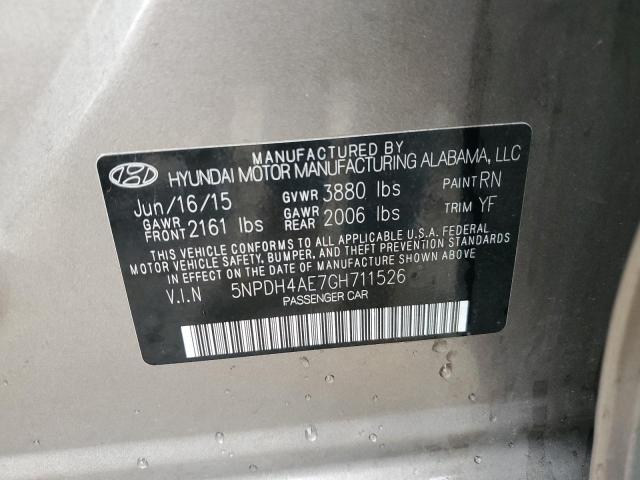2016 HYUNDAI ELANTRA SE - 5NPDH4AE7GH711526
