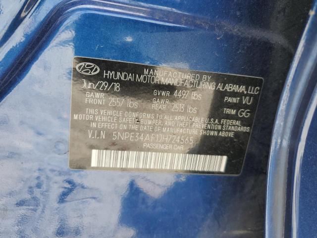 2018 HYUNDAI SONATA SPO - 5NPE34AF1JH724565