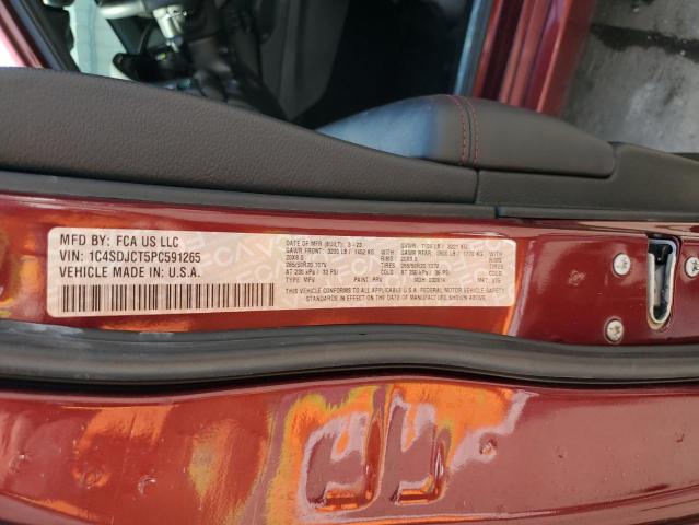 2023 DODGE DURANGO R/ - 1C4SDJCT5PC591265