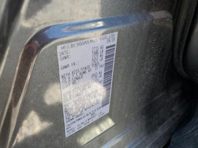 2018 Nissan Pathfinder S VIN: 5N1DR2MM1JC653139 Lot: 60696844