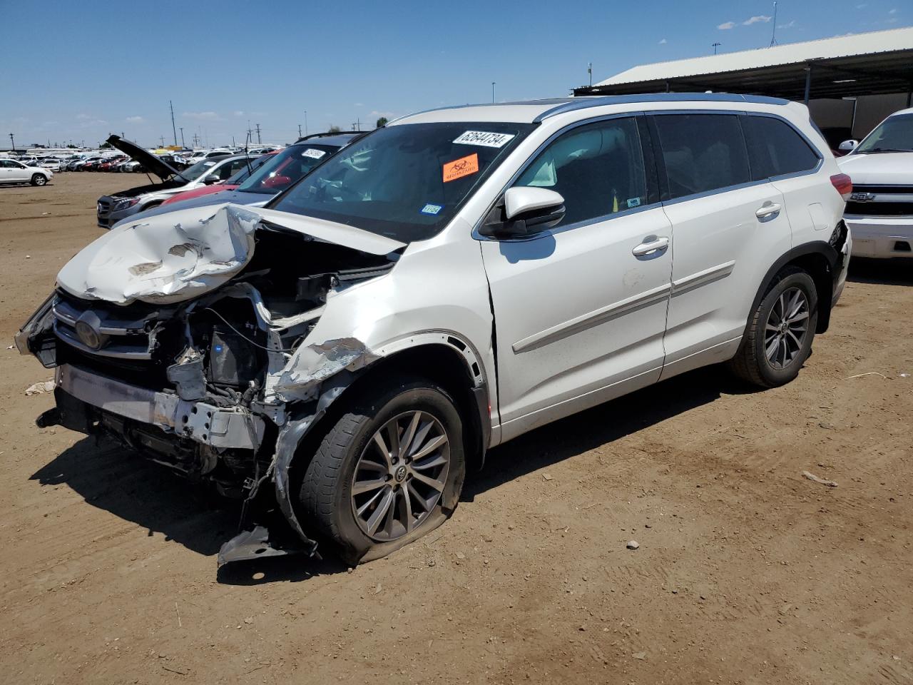 Lot #2841303766 2017 TOYOTA HIGHLANDER