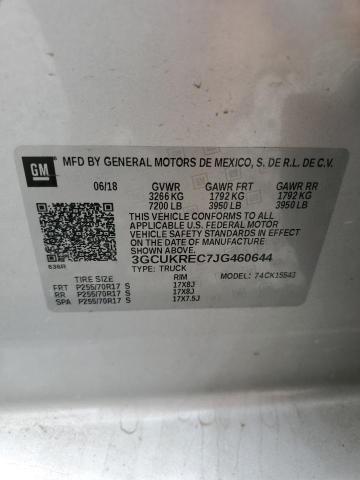2018 CHEVROLET SILVRDO LT 3GCUKREC7JG460644