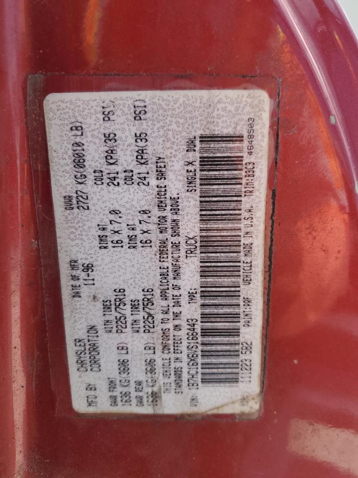 1B7HC16X6VS166443 1997 Dodge Ram 1500