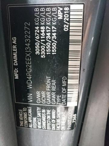 2018 MERCEDES-BENZ METRIS - WD4PG2EEXJ3432272