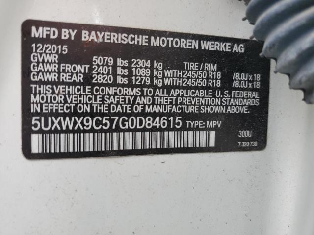 VIN 5UXWX9C57G0D84615 2016 BMW X3, Xdrive28I no.13