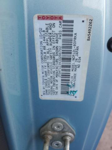 2003 Toyota Echo VIN: JTDAT123430266702 Lot: 62527374