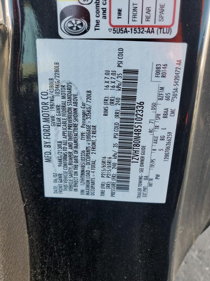 1ZVHT80N485102336 2008 Ford Mustang