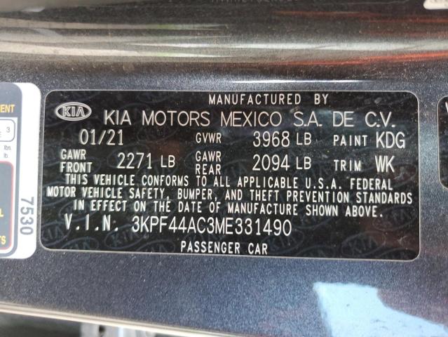 2021 KIA FORTE GT - 3KPF44AC3ME331490