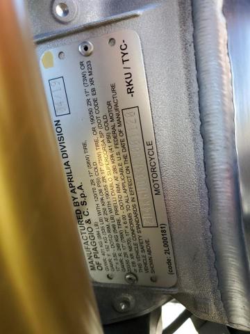2019 APRILIA TUONO V4 ZD4KGU003KS001120