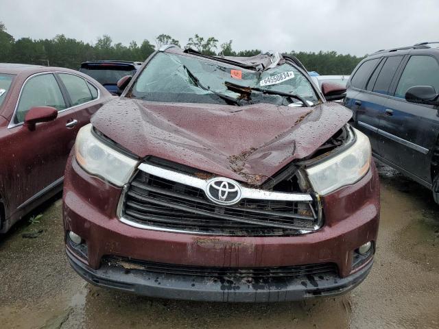 VIN 5TDKKRFH1ES023957 2014 Toyota Highlander, Xle no.5