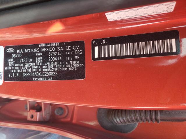 2020 KIA FORTE GT L - 3KPF34ADXLE250822