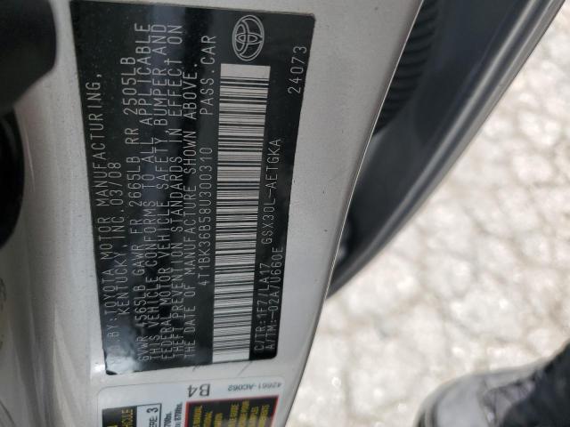 2008 Toyota Avalon Xl VIN: 4T1BK36B58U300310 Lot: 60469354