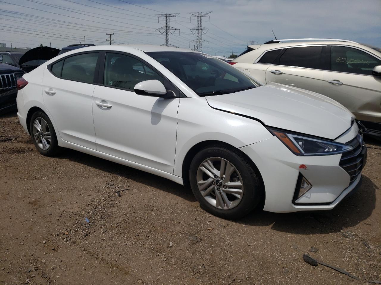 2020 Hyundai Elantra Sel vin: 5NPD84LF1LH593148