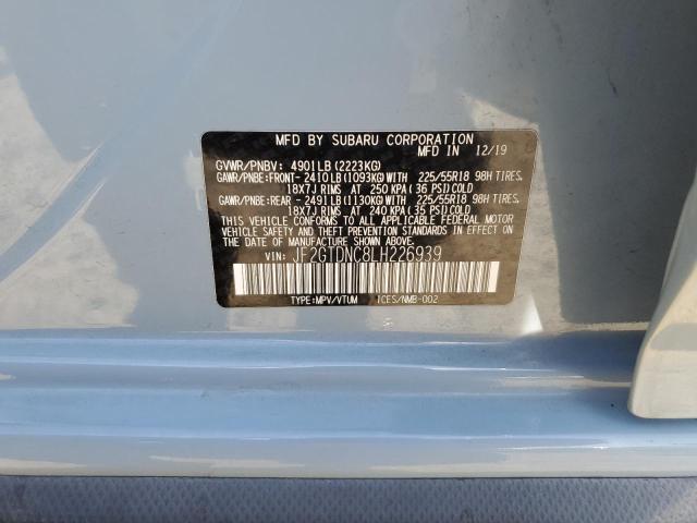 2020 SUBARU CROSSTREK - JF2GTDNC8LH226939