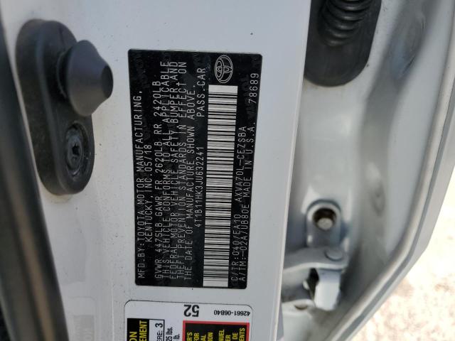 VIN 4T1B11HK3JU632241 2018 Toyota Camry, L no.12