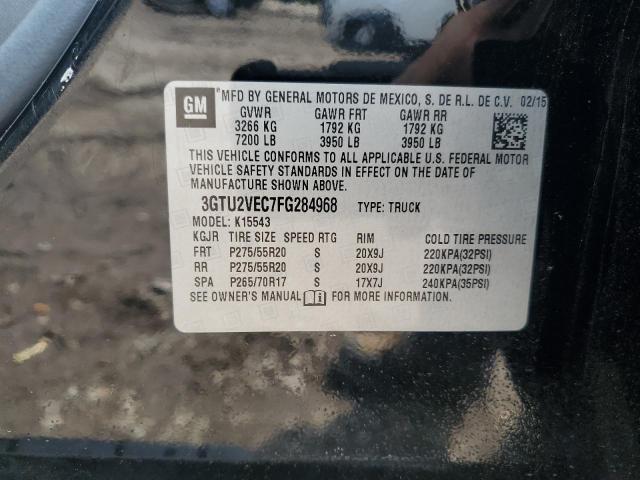 2015 GMC SIERRA K15 - 3GTU2VEC7FG284968