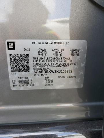 2019 Buick Enclave Essence VIN: 5GAERBKW8KJ109393 Lot: 62636384