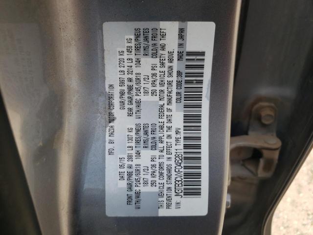 VIN JM3TB3CVXF0462811 2015 Mazda CX-9, Touring no.13