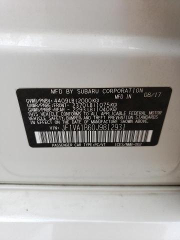 2018 SUBARU WRX - JF1VA1B60J9812931
