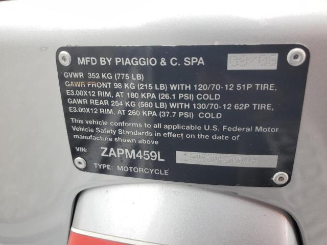 2009 VESPA GTS 250 ZAPM459L195009045