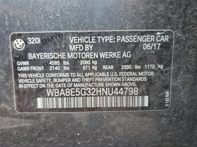 VIN WBA8E5G32HNU44798 2017 BMW 3 SERIES no.12