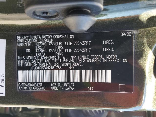 2021 Lexus Nx 300 Base VIN: JTJDARBZ4M2181786 Lot: 61965474