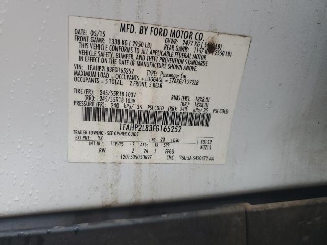 2015 FORD TAURUS POL - 1FAHP2L83FG165252