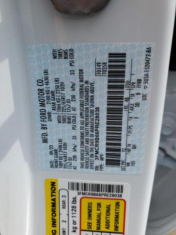 2023 Ford Bronco Sport Big Bend VIN: 3FMCR9B66PRE28038 Lot: 61803834