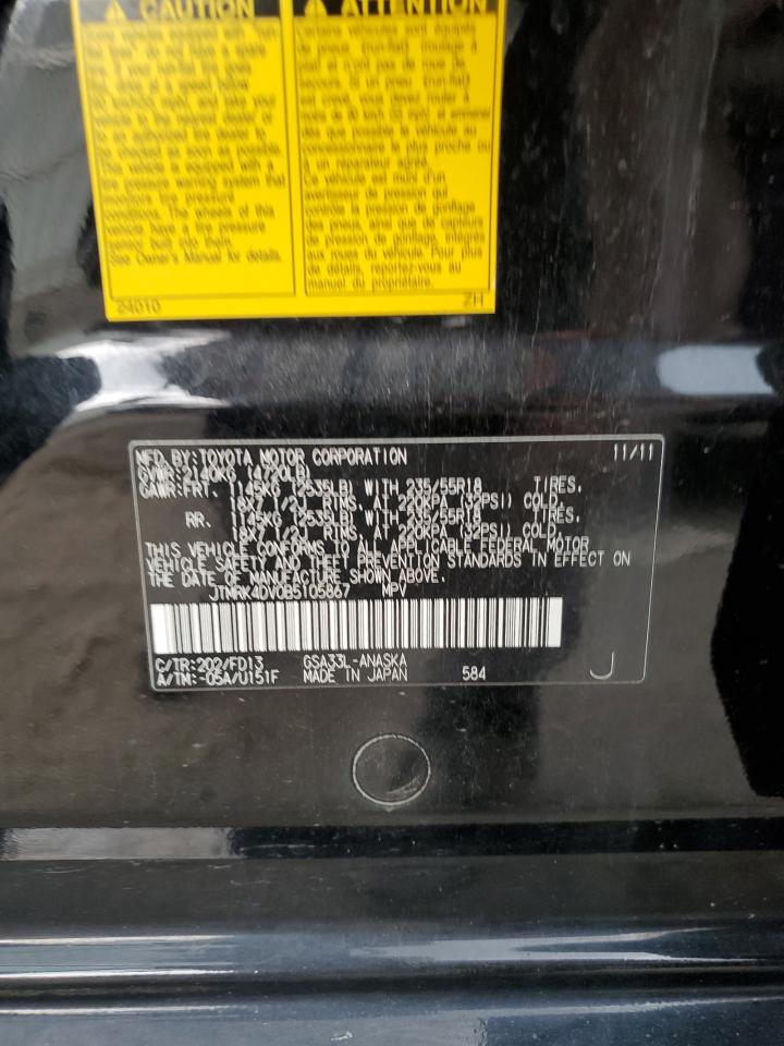 JTMRK4DV0B5105867 2011 Toyota Rav4 Sport