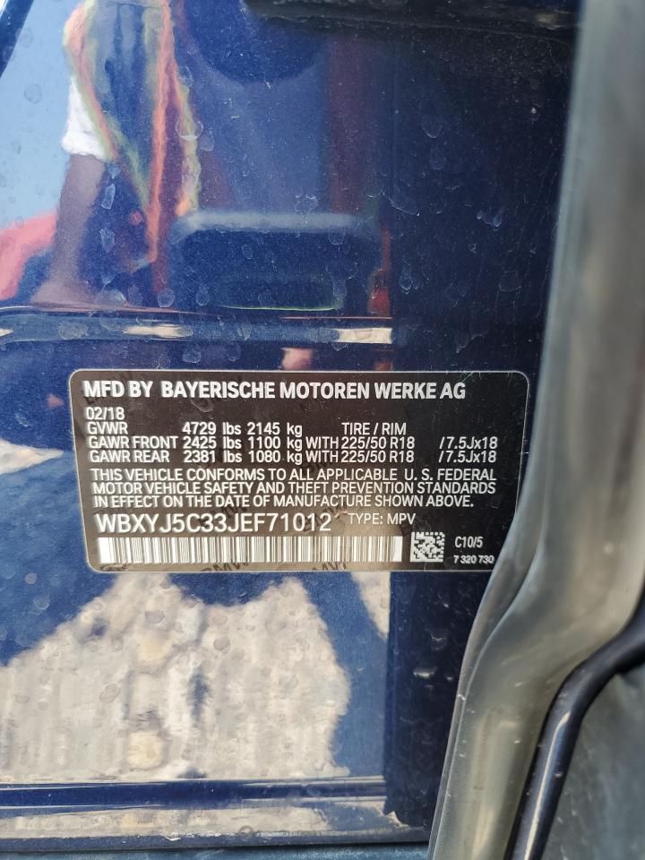 WBXYJ5C33JEF71012 2018 BMW X2 xDrive28I