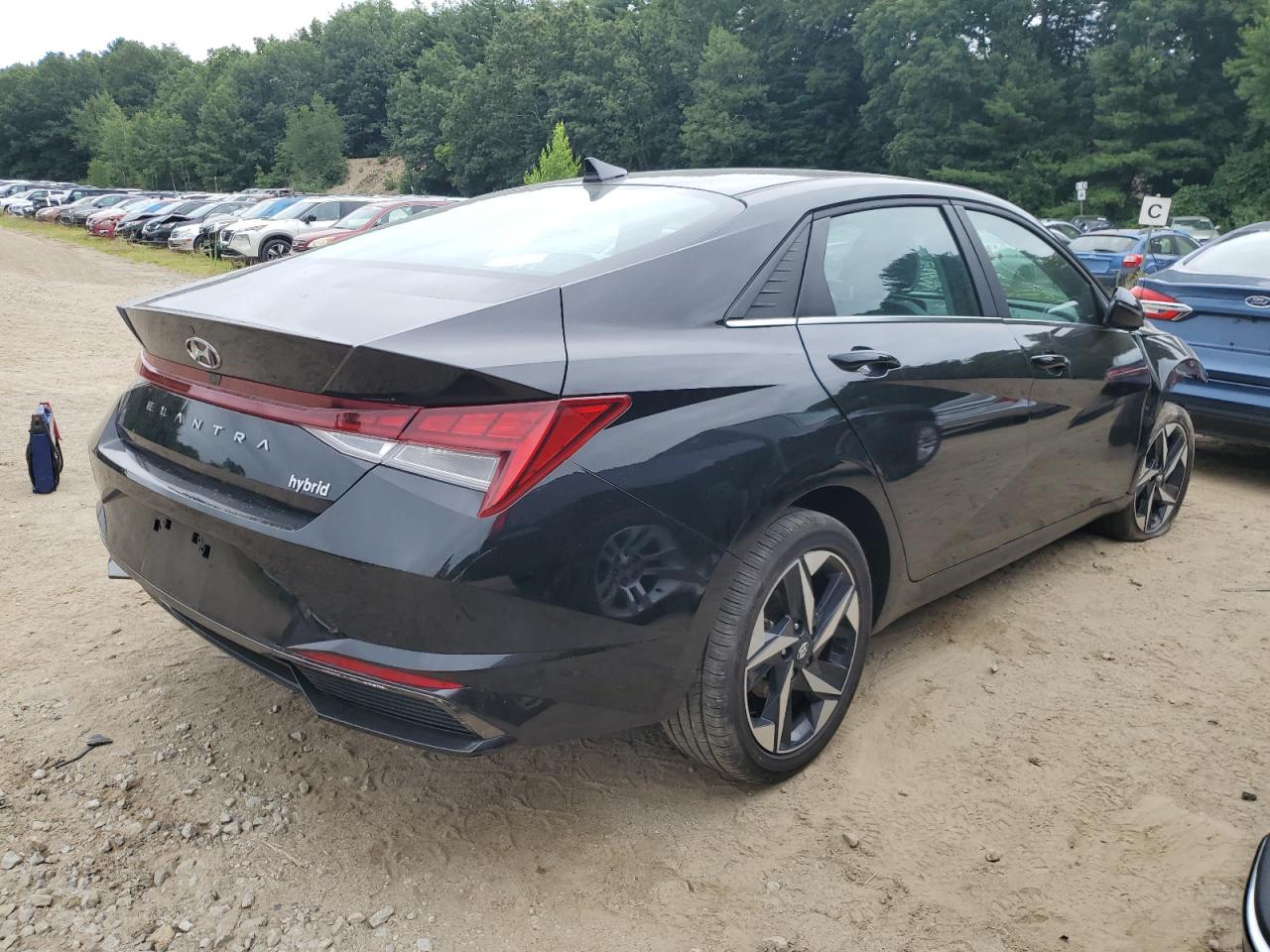 HYUNDAI ELANTRA LI 2023 black  hybrid engine KMHLN4AJ4PU081127 photo #4