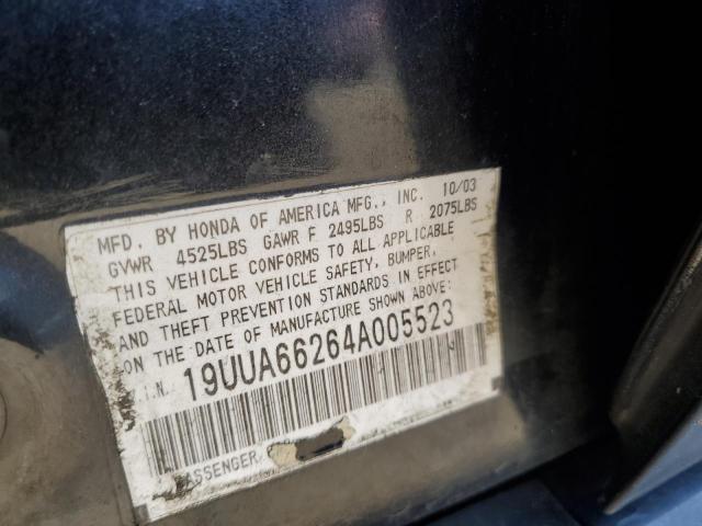 2004 Acura Tl VIN: 19UUA66264A005523 Lot: 61389314