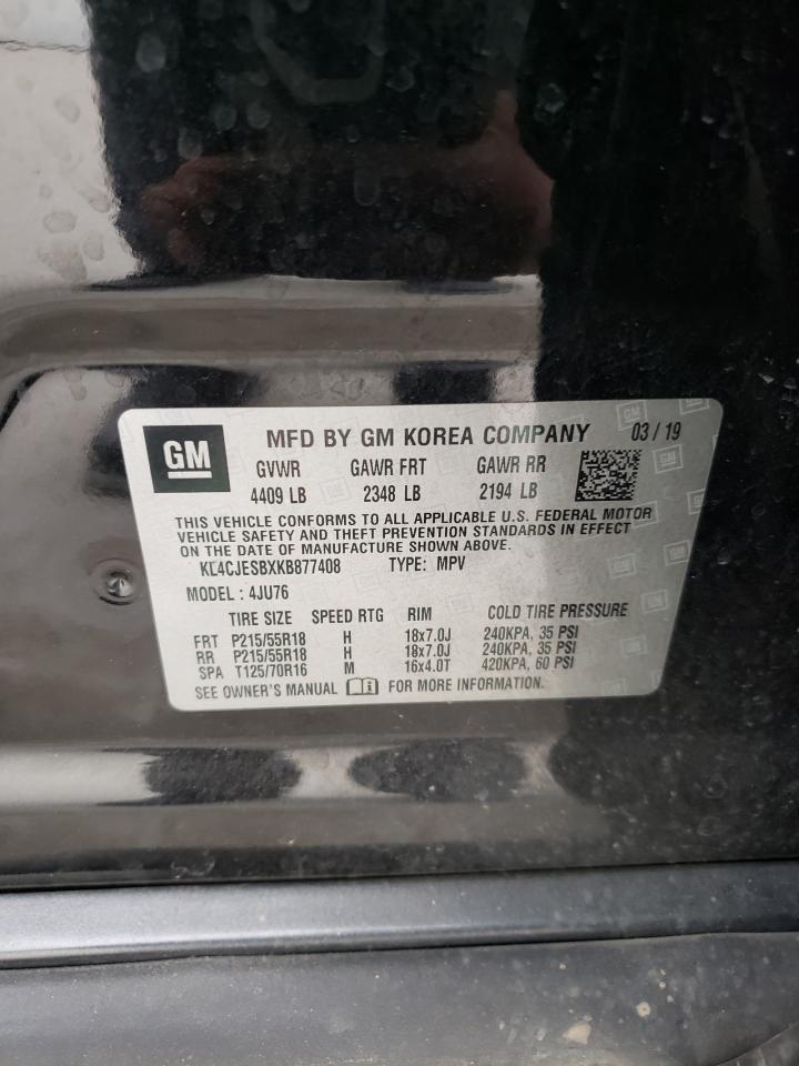 KL4CJESBXKB877408 2019 Buick Encore Preferred