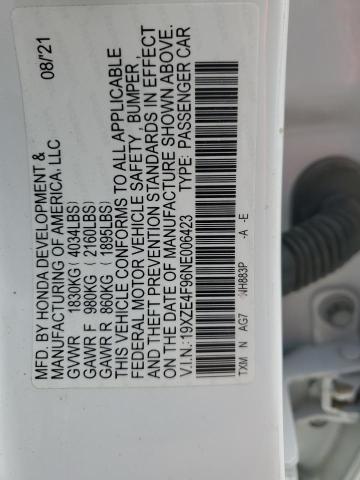 2022 HONDA INSIGHT TO #3294455490