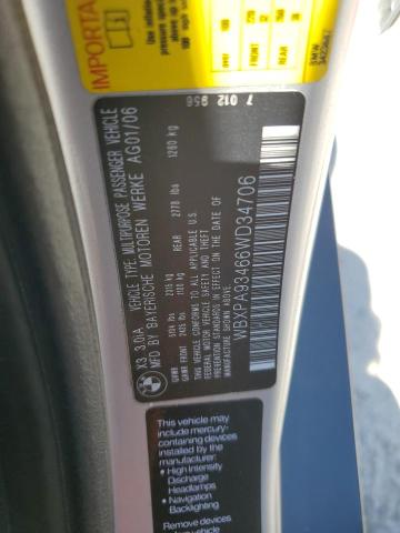 2006 BMW X3 3.0I VIN: WBXPA93466WD34706 Lot: 61486264