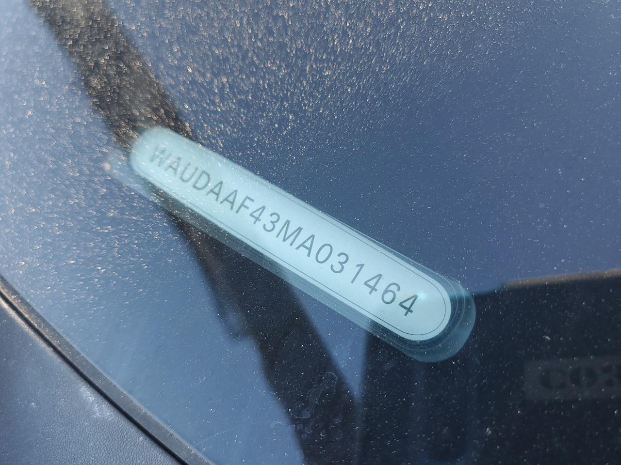 WAUDAAF43MA031464 2021 Audi A4 Premium 45