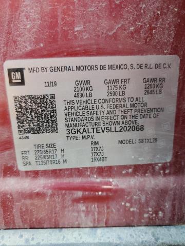 2020 GMC TERRAIN SL - 3GKALTEV5LL202068